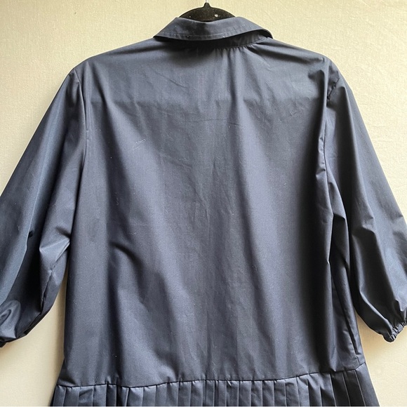 Y. A. S drop waist pleated collar shirt dress Sz XS - Picture 3 of 10